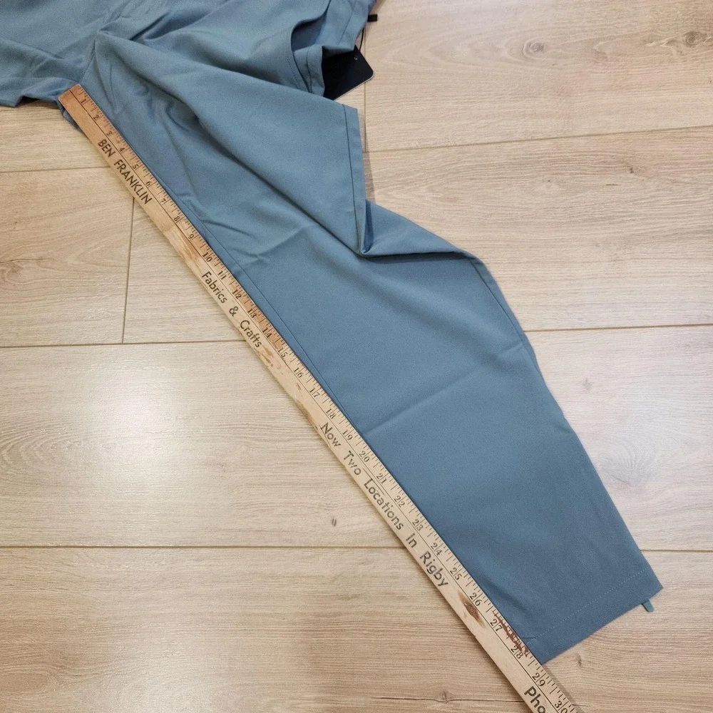 Primo Jogger Pants Mens 34x29 Smoke Green Stretch‎ Tapered Zip Ankle Golf